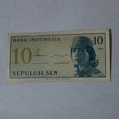 10 Sen Indonesia  Banknote of 1964