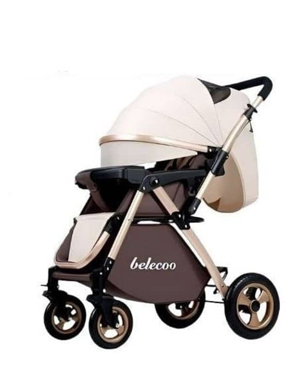 Belecoo baby luxury foldable stroller pram 0