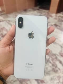 Iphone X PTA With Box 64 GB.