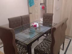 DINING TABLE WITH SOFA SEATS URGENT SALE