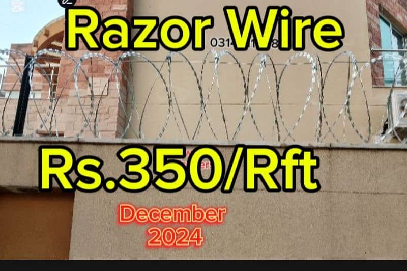 Home Appliances, Chainlink Fence Razor Wire Concertina Barbed Wire 0