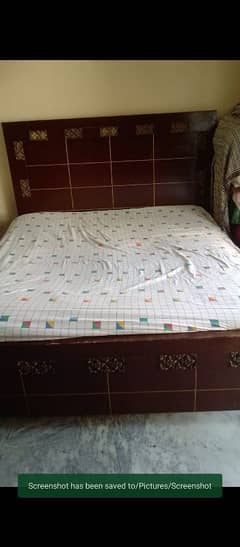 double bed without mattress