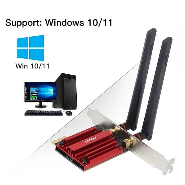 WiFi 6E Intel AX210 2.4G/5G/6Ghz PCIE Bluetooth 5.3 Network Card 2