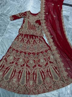 Red Barat Lehenga