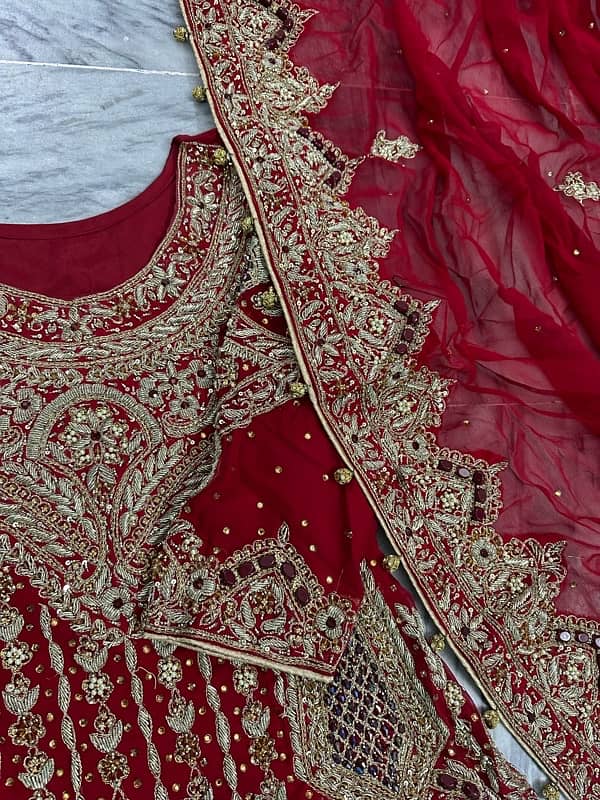 Red Barat Lehenga 3