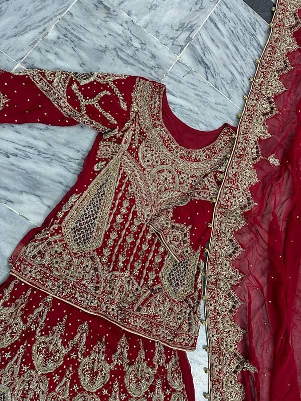 Red Barat Lehenga 4