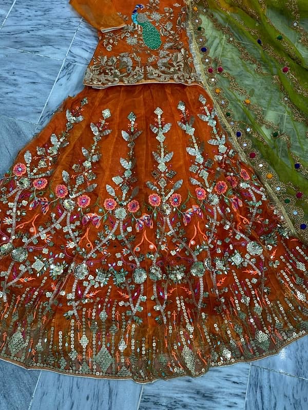 Mehndi Lehenga 4