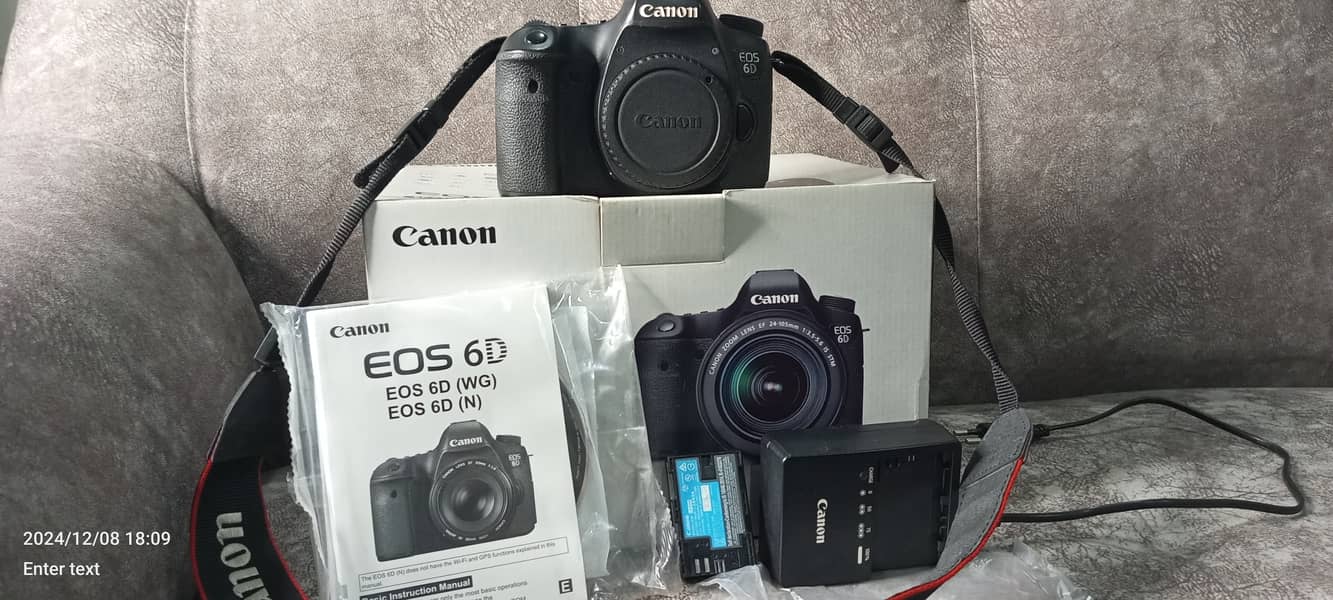 Canon EOS 6D Full Frame DSLR Camera Only 80k Shutter Count 1