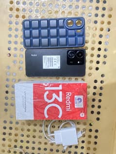 Redmi 13c complete box hai 10/10 condition