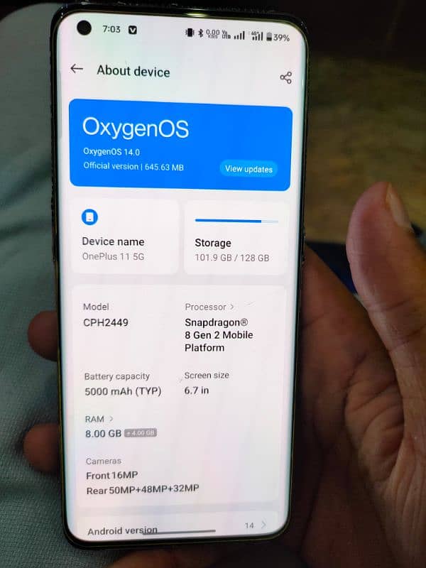 OnePlus 11 5g 8/128 1