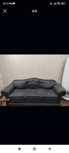 3 seater sofa for sale colour:-Black