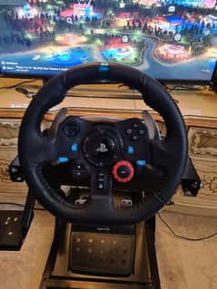 logitech g29 steering wheel in good condition