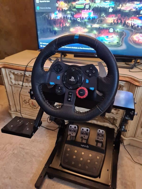 logitech g29 steering wheel in good condition 3