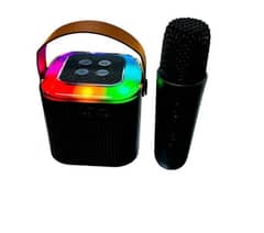 Rechargeable Speaker with Mic RGB lights