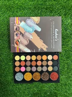 24 Multicolour Matte and Glitter Eyeshadow palette - 1 pcs Glamour