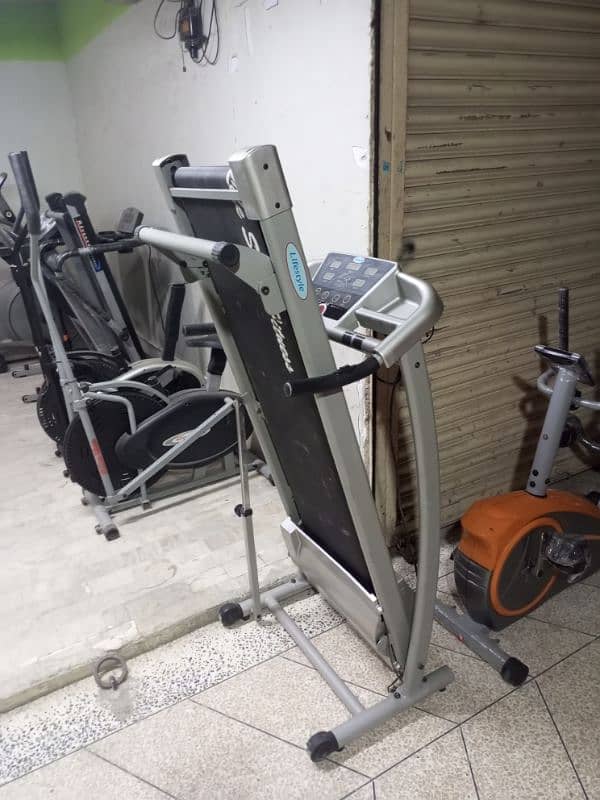 Treadmill elliptical trainer exercise cycle 12