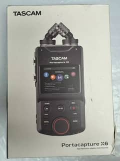 tascam porta capture x6 box sealed pack