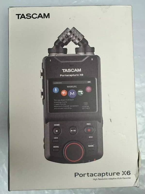 tascam porta capture x6 box sealed pack 0