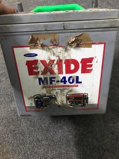 Exide battery Available.