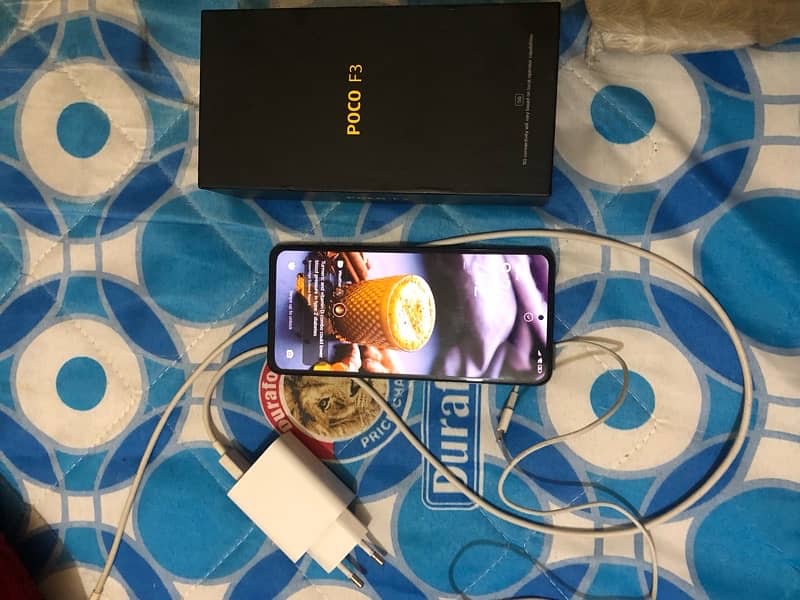 poco f3 8/256gb complete box 10/10 condition slightly used 3