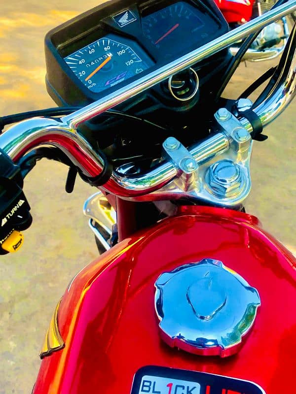 Honda Cg125 24 model all Punjab number 5