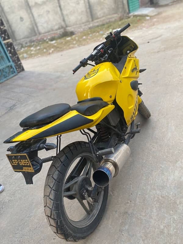 suzuki 150cc modified in heavy bike shape urgent sale 3