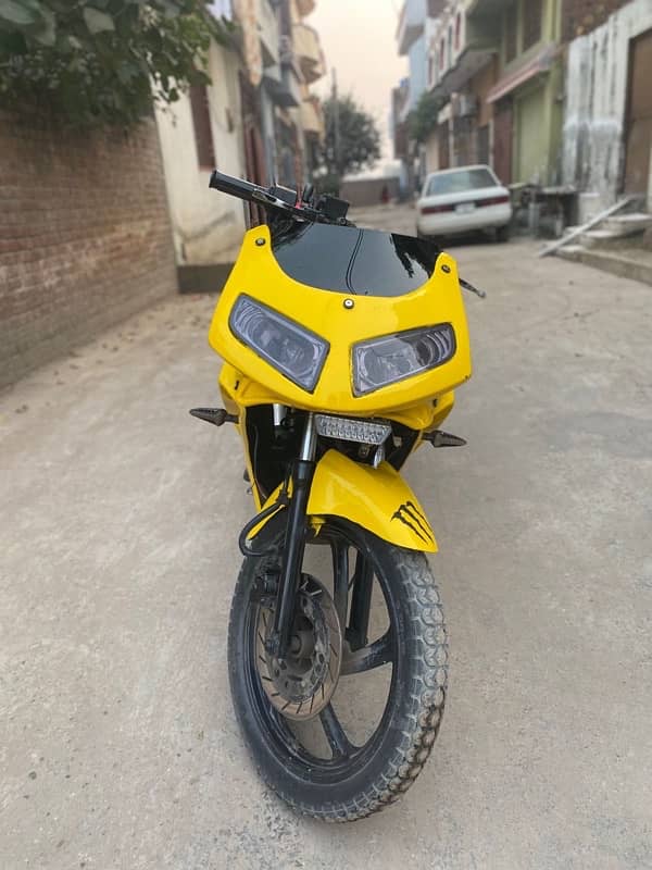 suzuki 150cc modified in heavy bike shape urgent sale 5