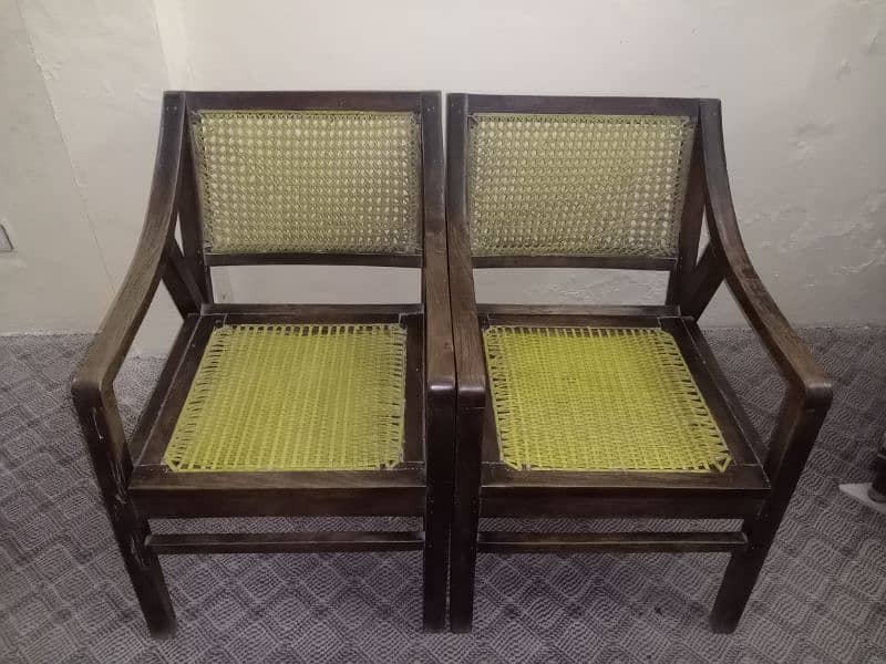 Two Wooden Chairs 0