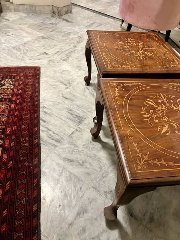 bedroom tables set | Center table | 2 side table | Chinioti Wood 7