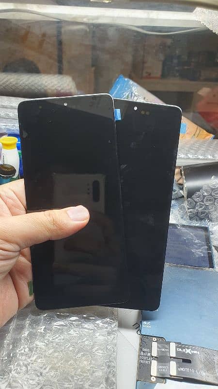 Samsung note 10 lite oled Samsung s21 fe panel 7