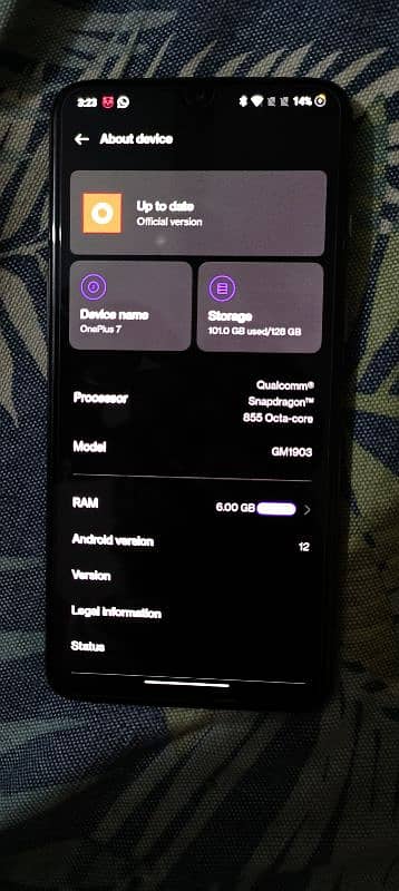 Oneplus 7 For sale 6/128 6