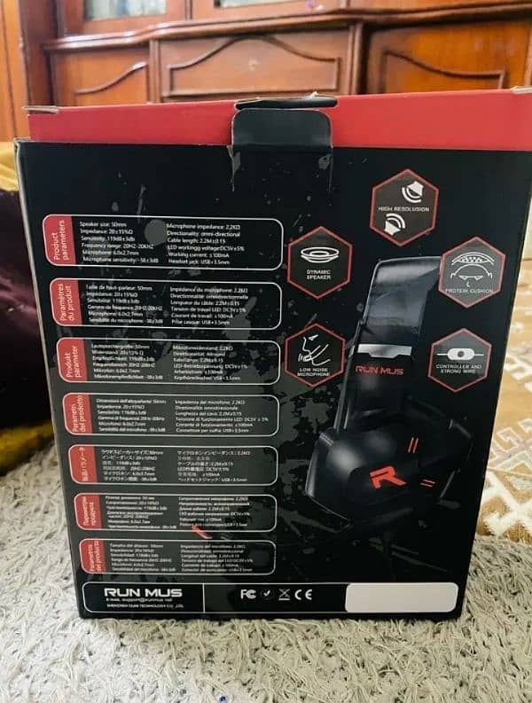 RUN MUS K11 gaming headphones for sale urgent 2