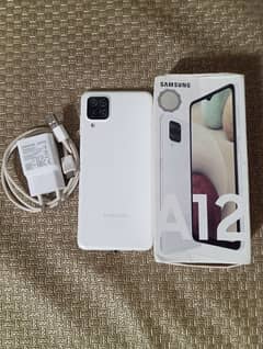 SAMSUNG A12 WITH COMPLETE BOX