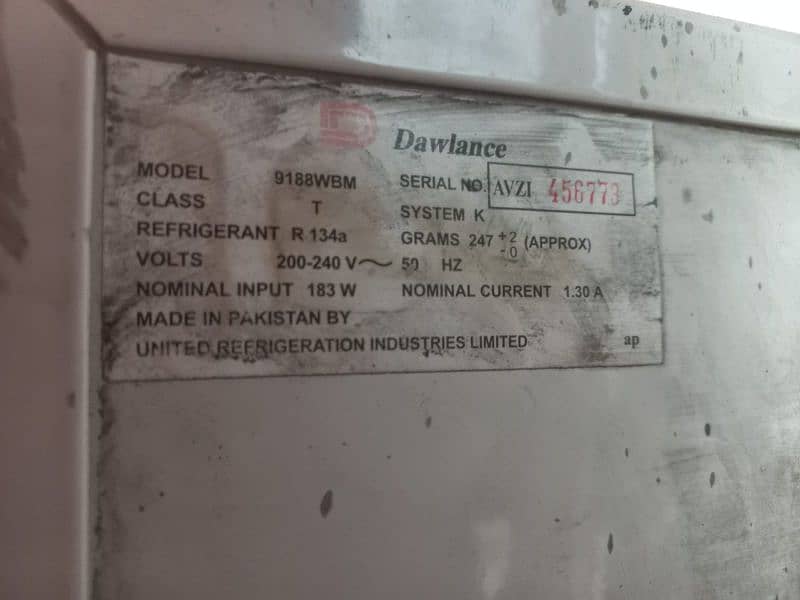 Dawlance fridge for sale 5