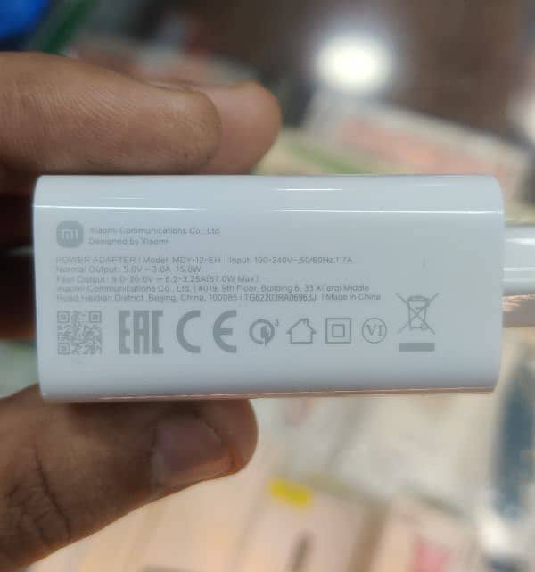 mi , redmi , xiaomi original charger and cables of  33w,67w,120w 5