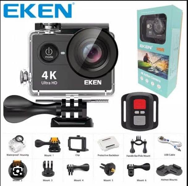 Eken H9r 4k UHD action camera for sale moto vlogging camera. 3