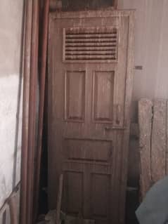 solid wooden door with solid chugat