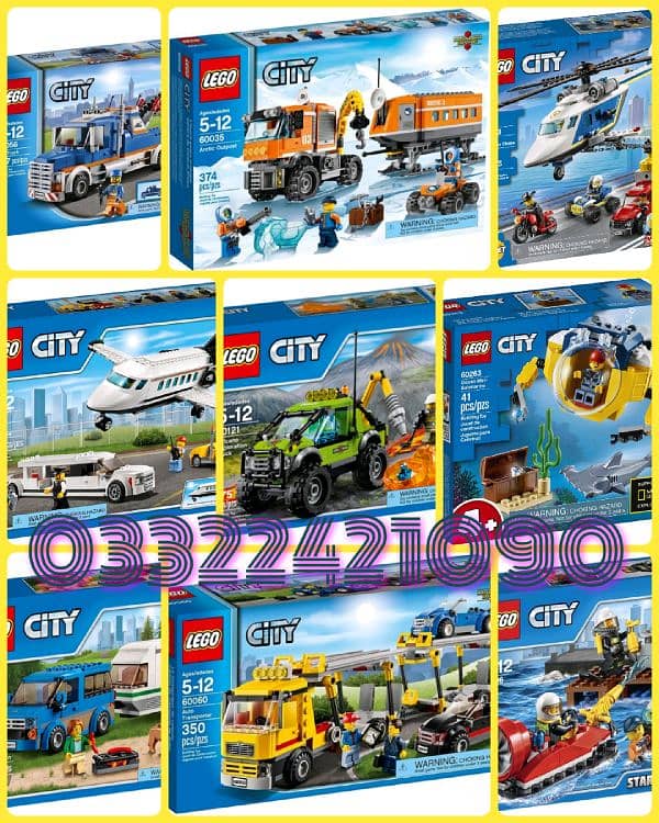 LEGO City Set's Different Sizes Different Prices 15