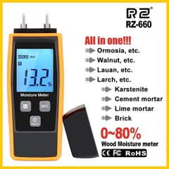 Electric Digital Wood Moisture sports Meter 2 Pins Professional 0