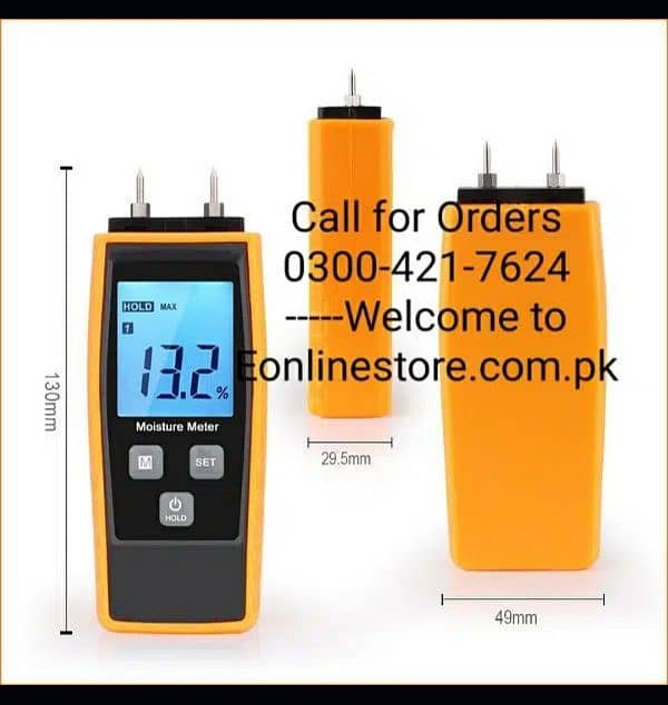 Electric Digital Wood Moisture sports Meter 2 Pins Professional 0 5