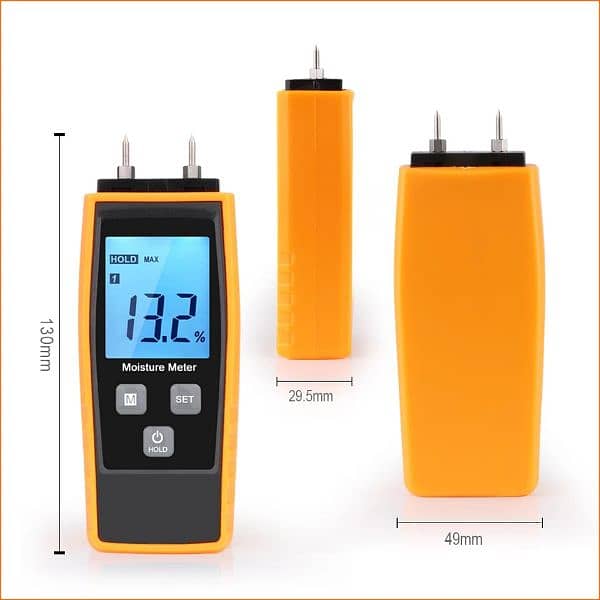 Electric Digital Wood Moisture sports Meter 2 Pins Professional 0 8