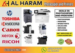 Deals All types Service photocopy machines and printers repair.