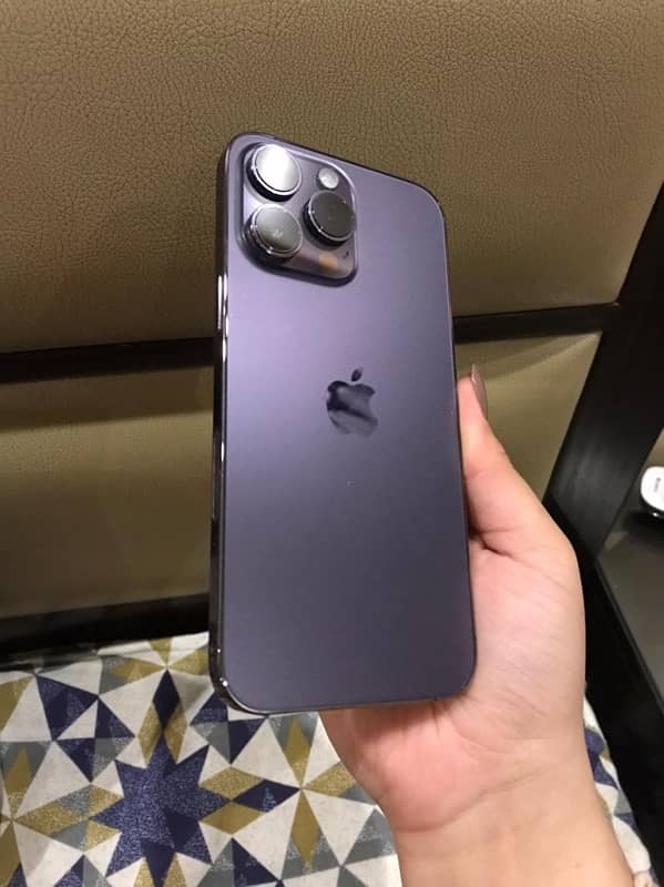 14 pro max LLA 128GB Non PTA JV Special color Purple In good condition 7