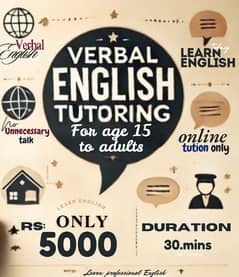 Improve Verbal English With (Professional Teachers)