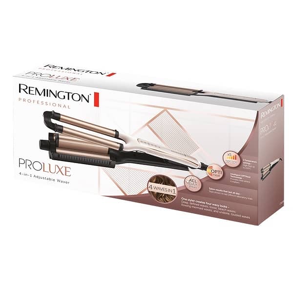 Remington 4 In 1 Adjustable Hair Waver With Pure Precision Technologe 1