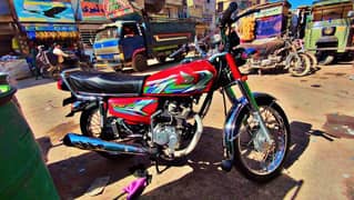 honda cg125 karachi number only 4000 km use