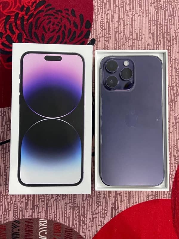 iPhone 14 pro max deep purple PTA approved 3