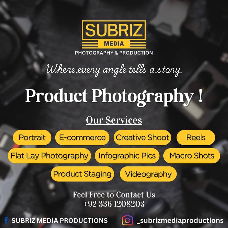 Product Photography E-commerce - Social Media Marketing 1