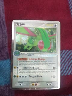 pokemon rare card flygon ex 87/92