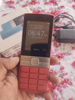 nokia 150 2024 bilkul fresh condition hai complete Saman box ke sath